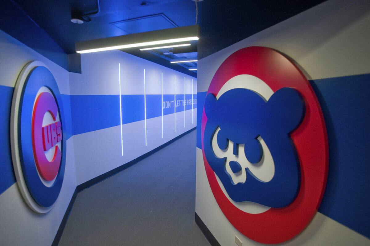 Tunnel from Cubs' Clubhouse