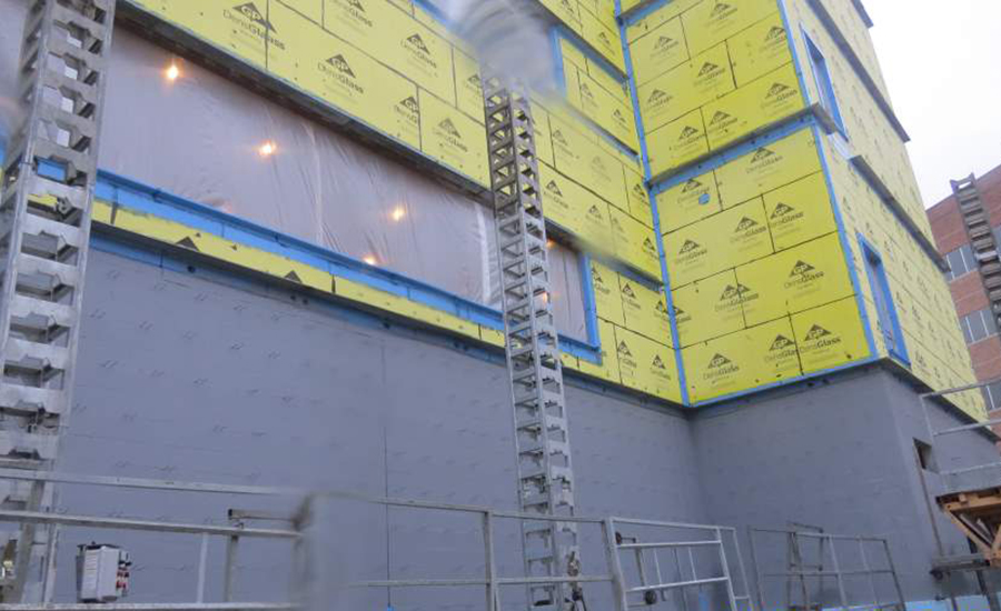 Solid substrates for high performance air barriers