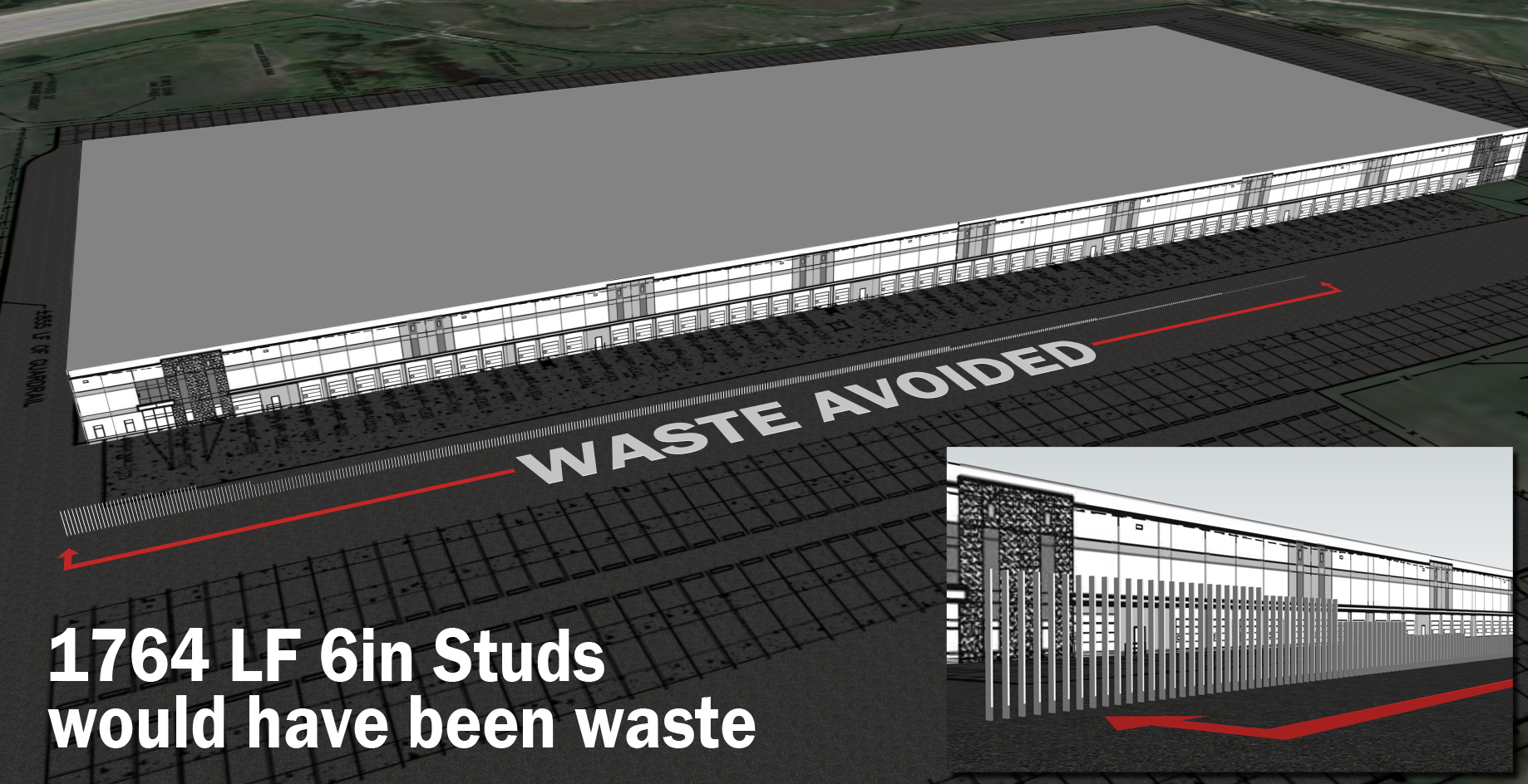 Waste deferred through BIM