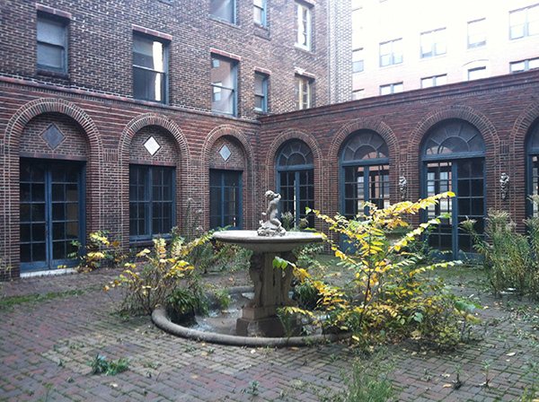 Original fountain at RH Gallery