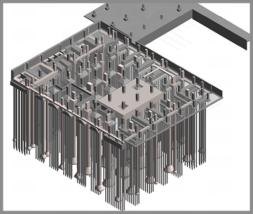 High rise foundations