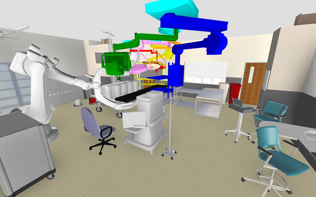 IU Methodist BIM simulation