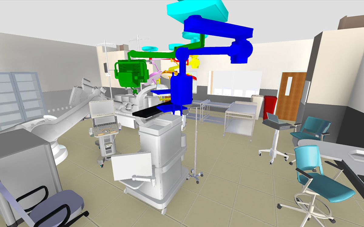 IU Methodist BIM simulation