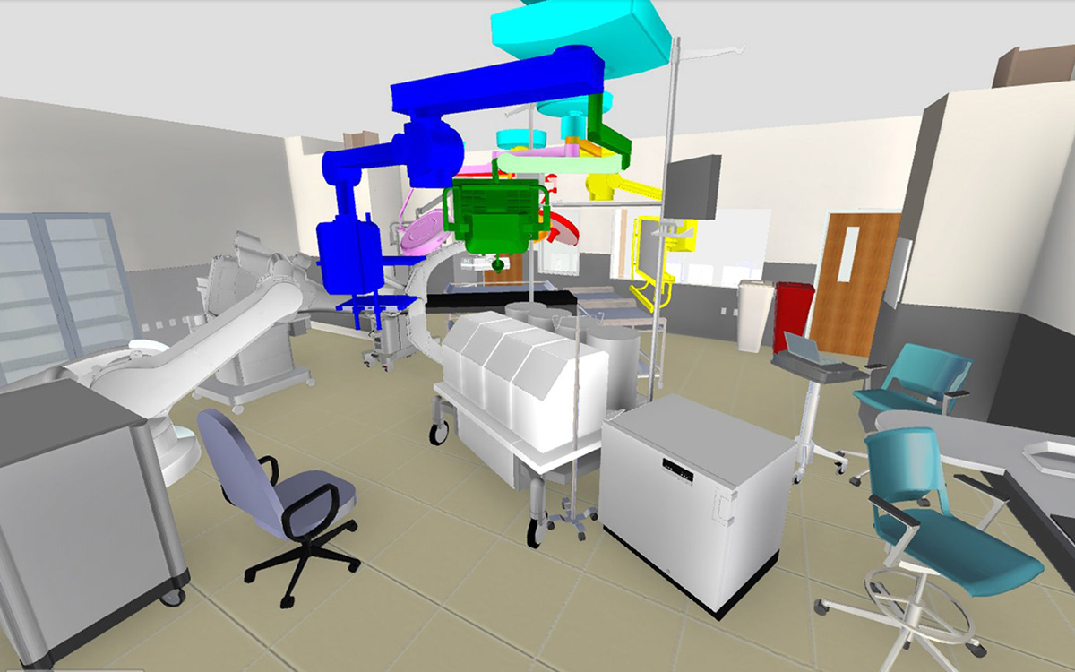 IU Methodist BIM simulation