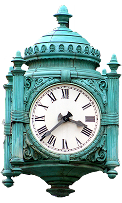 Marshall Fields iconic clock