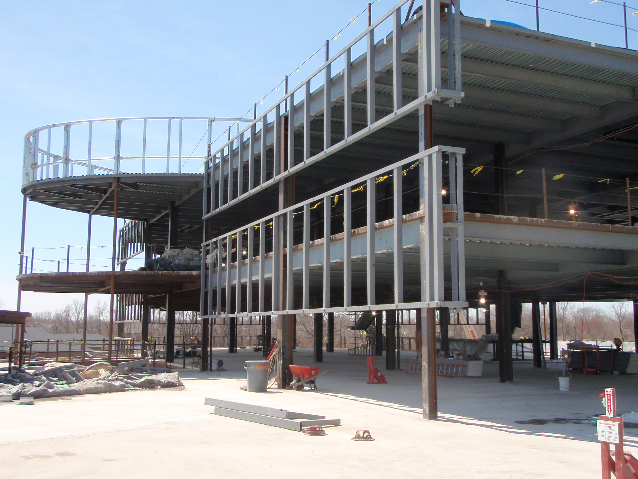 Cancer Center under construction