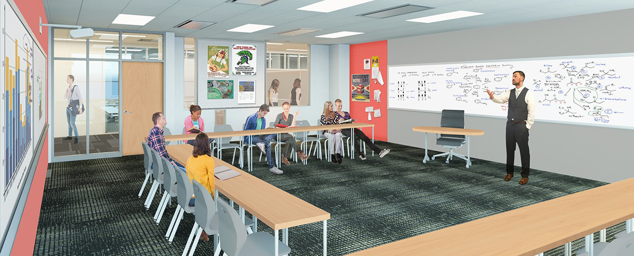 New Trier classroom New Trier classroom
