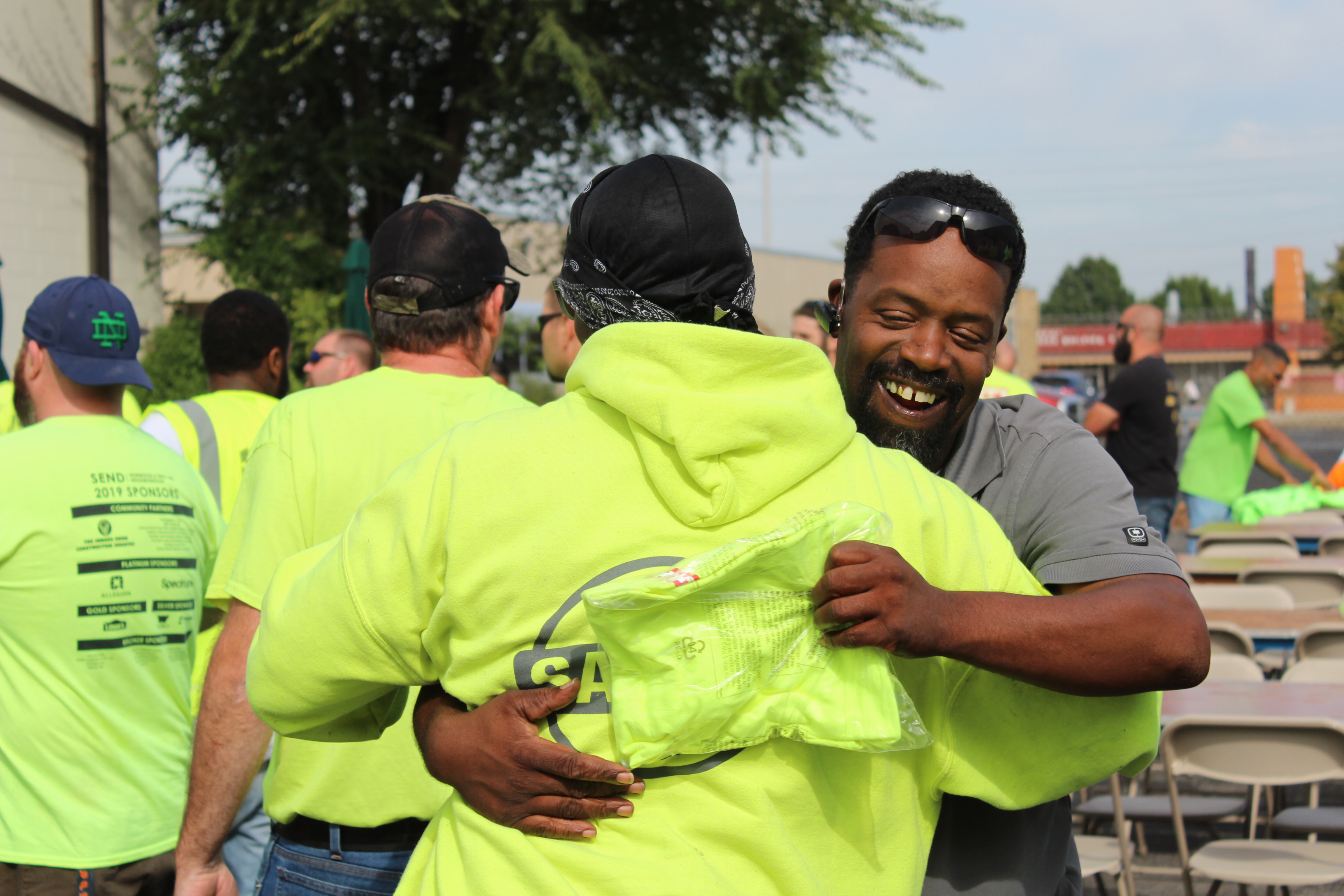 Laborers and carpenters enjoyed the Pepper Trade Appreciation event