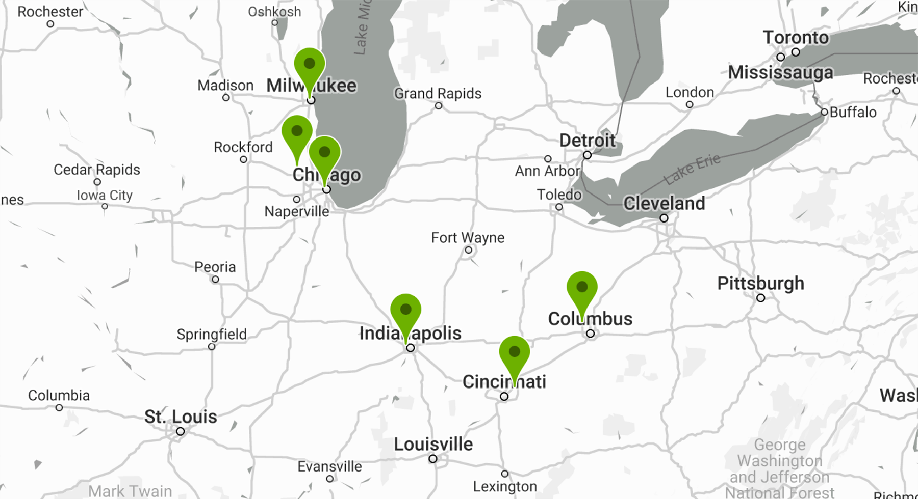 Pepper Location Map