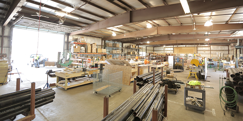 Prefabrication-shop