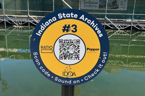 QR Code, Indiana Department of Administration, Archives, Government, Pepper Indiana, Pepper Construction, Interiors, Government Buildings, Indiana state, Indiana Construction, Canal, Indianapolis canal