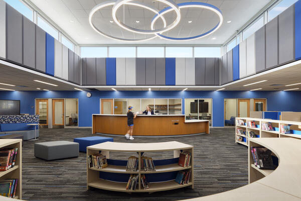 Manhattan Middle School SD114 Library