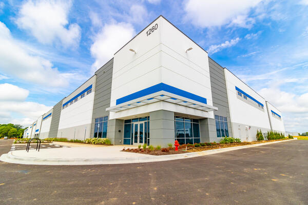 Xebec used both tilt up construction and precast for their industrial park.
