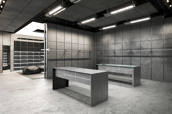 Balenciaga Clothing display Chicago