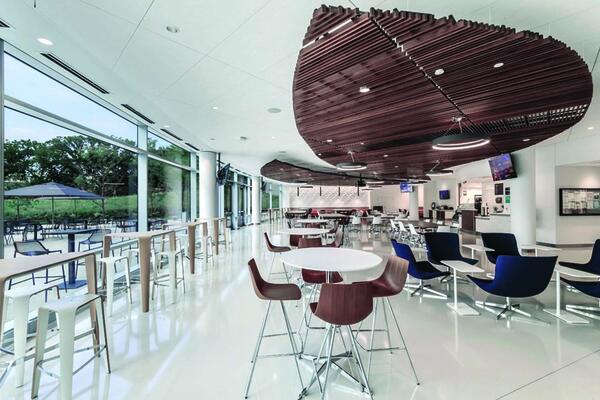 Chamberlain Headquarters cafeteria seating