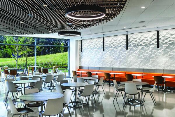 Chamberlain Headquarters cafeteria seating