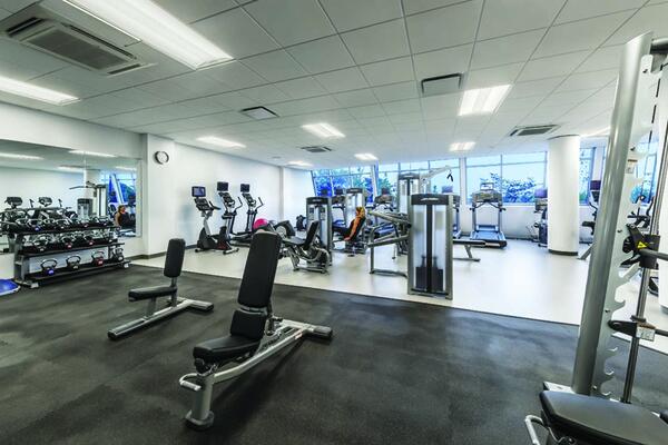 Chamberlain Headquarters fitness center