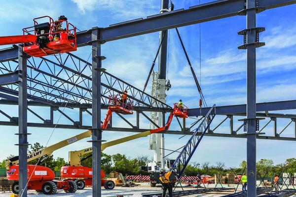 Construction Photos of the Christ Church of Oak Brook