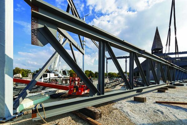 Construction Photos of the Christ Church of Oak Brook