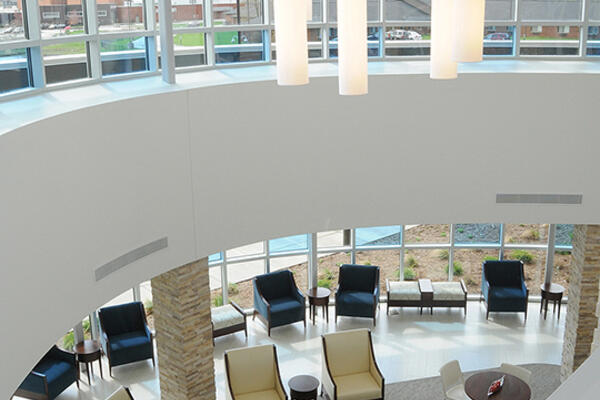 Community South Cancer Center lobby