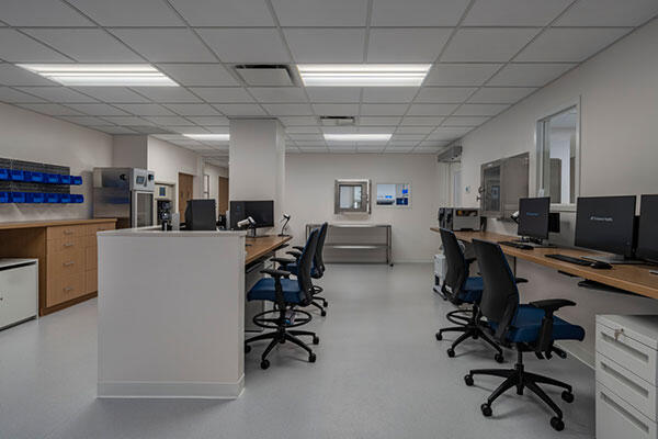 Endeavor Health Swedish Hospital Cancer Center Renovation Staff Work Station