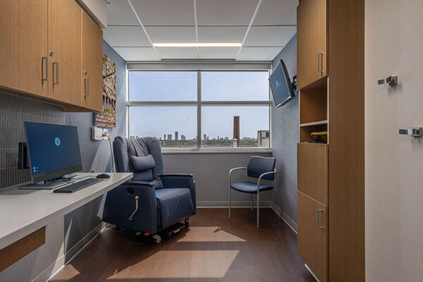 Endeavor Health Swedish Hospital Cancer Center Renovation Exam Room