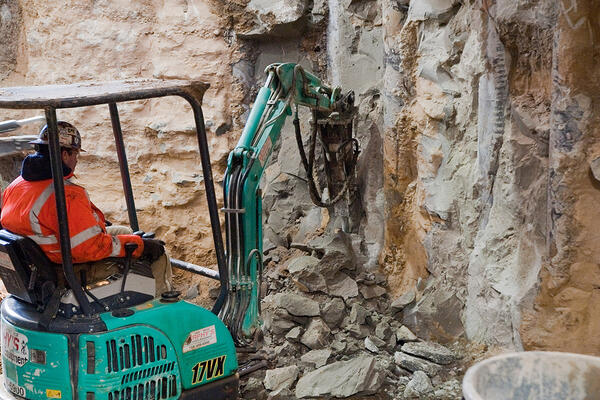 Wrigley Field foundation piles