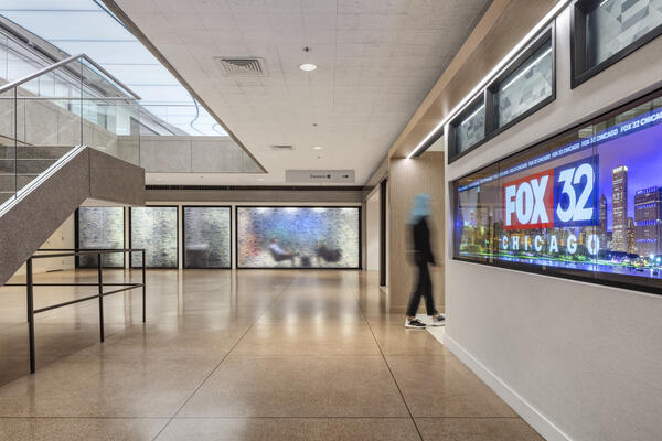Fox 32 WFLD Studio Lobby