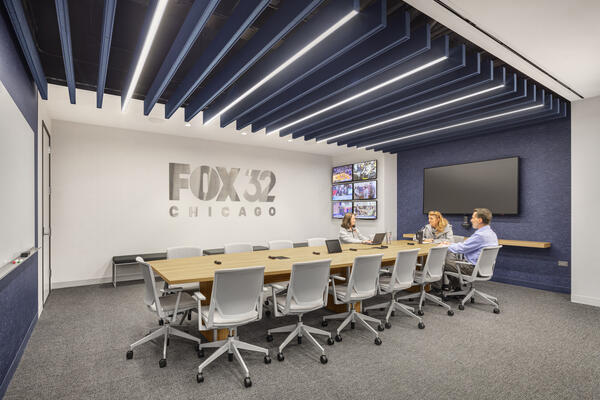 Fox 32 WFLD Studio Conference Room