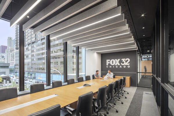 Fox 32 WFLD Studio Conference Room