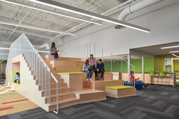 Haskins Library Stair Seating