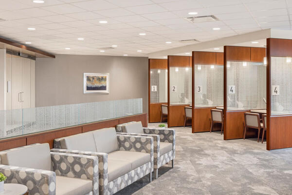 Northwestern Medicine Physician-Based Clinic and Hospital Outpatient Department Reception