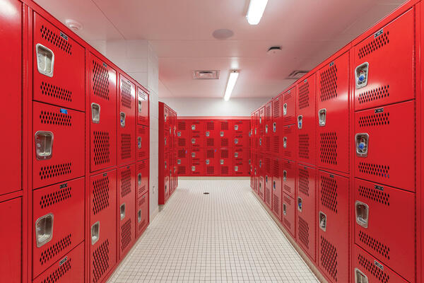 Hinsdale Central Locker Room 