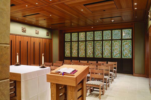 Notre Dame Jenkins and Nanovic Halls chapel