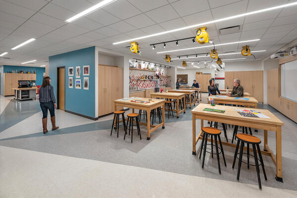 Maine East Student Study Area 