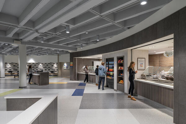 Maine West Cafeteria 