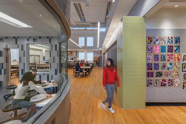 Maine West Study Lounge 
