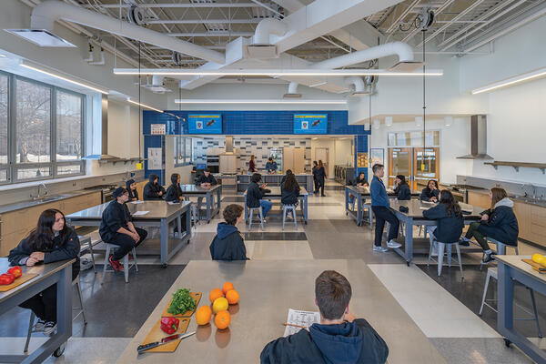 Maine West Classroom 
