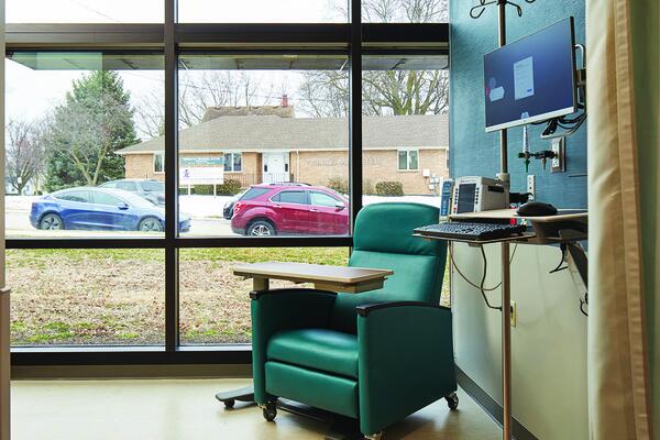 Morris Hospital treatment room