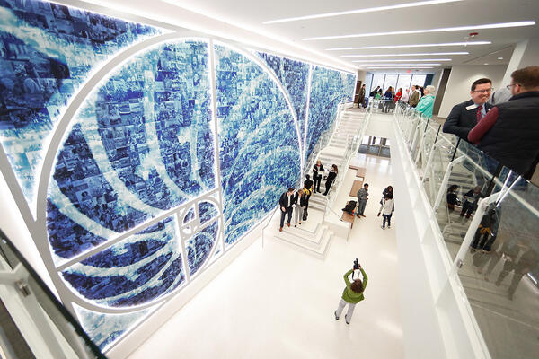 North Central College Golden Ratio Wall