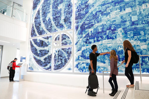 North Central College Golden Ratio Wall