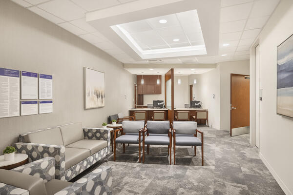 Northwestern Medicine Physician-Based Clinic and Hospital Outpatient Department Reception