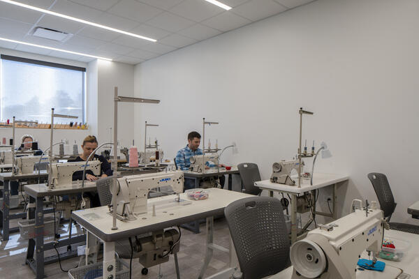 RefugeeOne New Headquarters Sewing Room