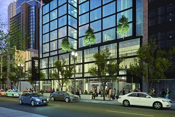 Aloft Hotel Chicago rendering