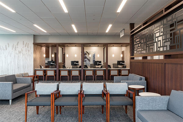 Northwestern Medicine Winfield Medical Office Building Reception Area