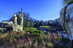 Photo of the finished Walter Artic Tundra Exhibit at Lincoln Park Zoo