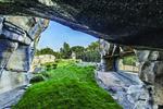 Photo of the finished Walter Artic Tundra Exhibit at Lincoln Park Zoo