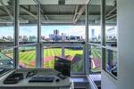 Wrigley Field press box