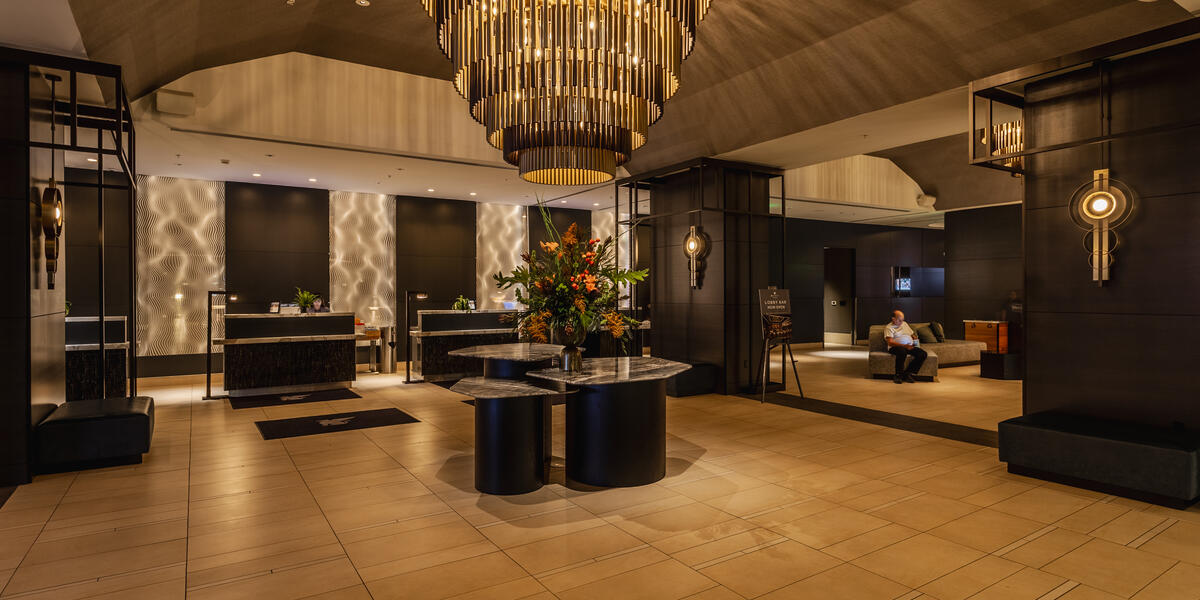 Hotel, JW Mariott, Mariott, JW, Lobby, Lounge, Renovation, Restaurant, Interior, Dining, Bar, Construction, Hospitality, Indianapolis, Pepper Construction, Pepper, Pepper Indiana, Indiana