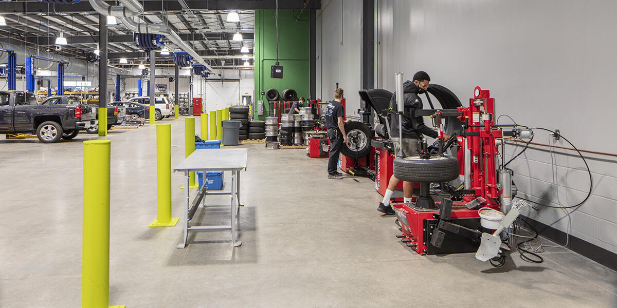 Ivy Tech Auto training lab